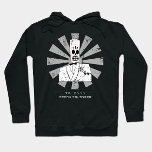 Manny Retro Japanese Grim Fandango Hoodie